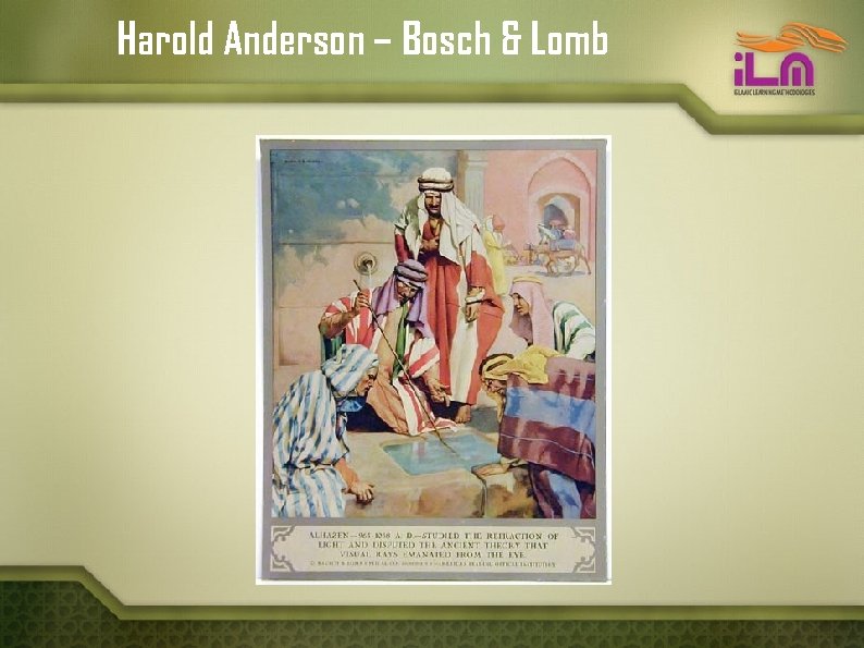 Harold Anderson – Bosch & Lomb 