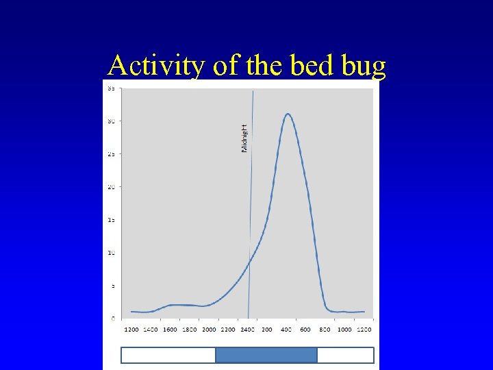Activity of the bed bug 