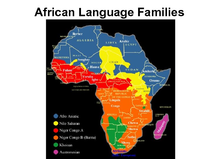 African Language Families 