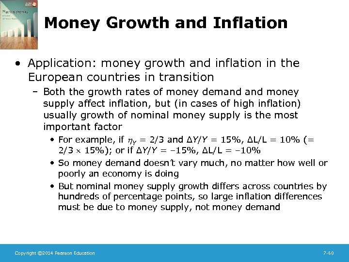 Money Growth and Inflation • Application: money growth and inflation in the European countries