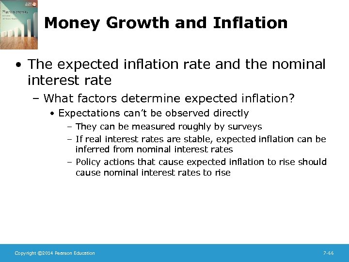 Money Growth and Inflation • The expected inflation rate and the nominal interest rate