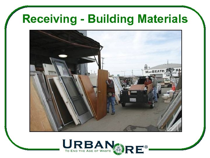 Receiving - Building Materials 