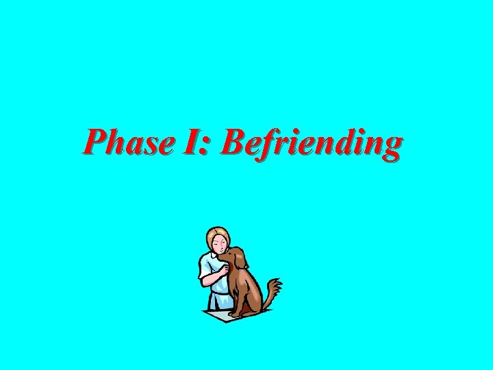 Phase I: Befriending 