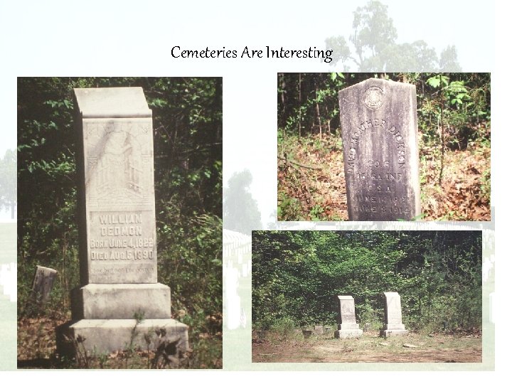 Cemeteries Are Interesting 