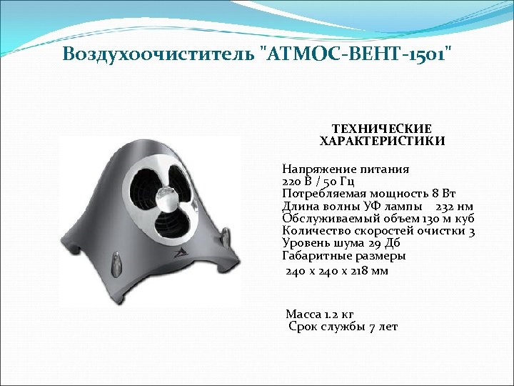 Воздухоочиститель 