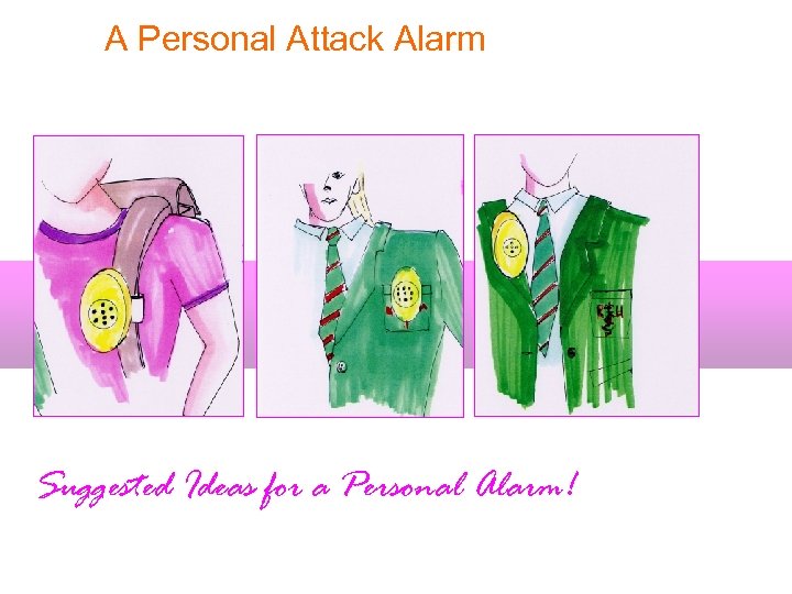 A Personal Attack Alarm Suggested Ideas for a Personal Alarm! 