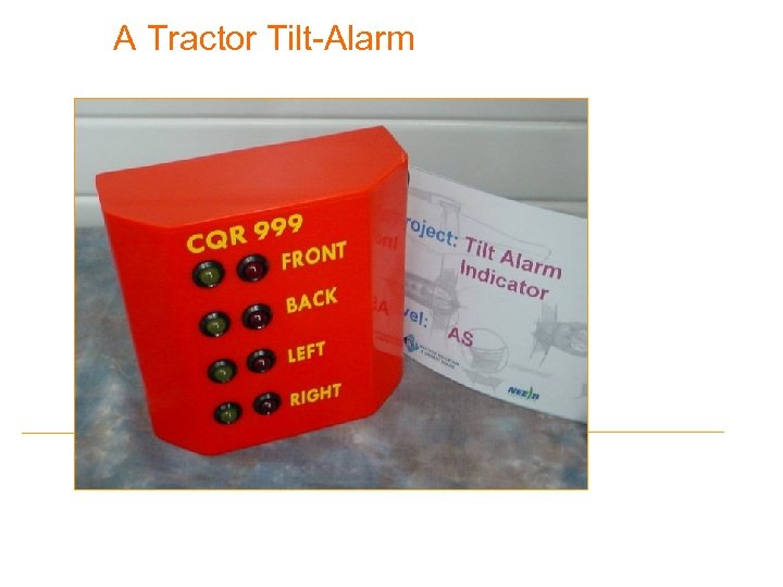 A Tractor Tilt-Alarm 