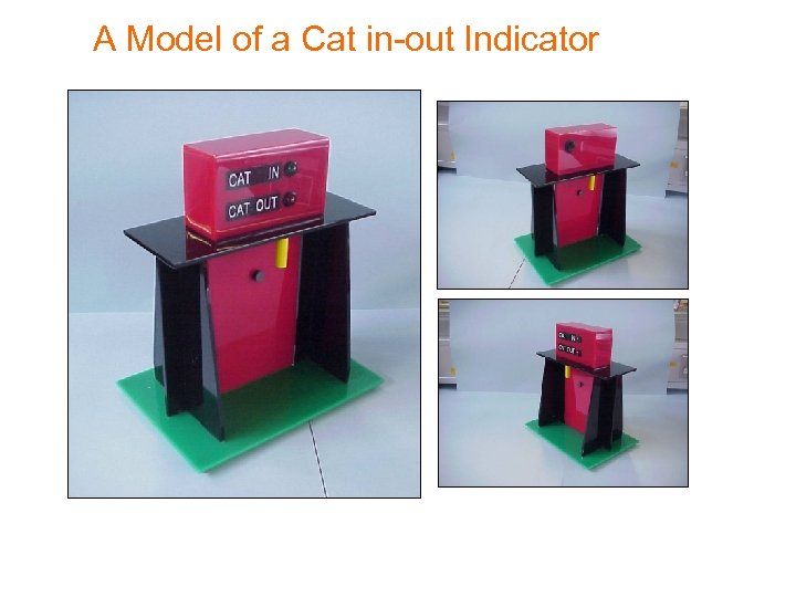 A Model of a Cat in-out Indicator 