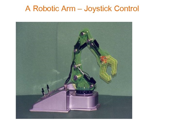 A Robotic Arm – Joystick Control 