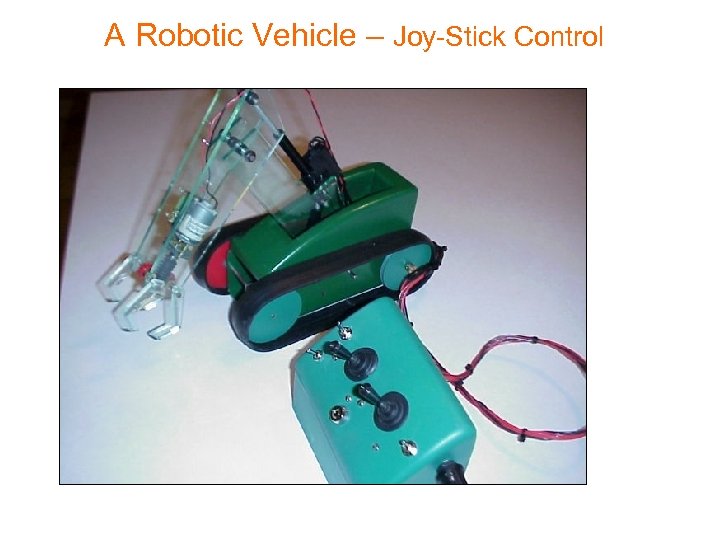 A Robotic Vehicle – Joy-Stick Control 