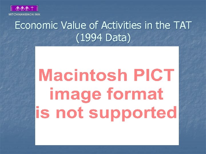 MITCHIKANIBIKOK INIK Economic Value of Activities in the TAT (1994 Data) 