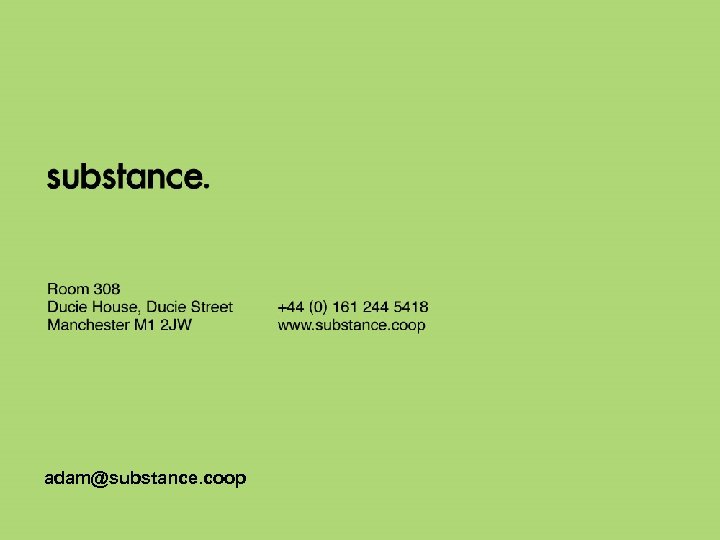 adam@substance. coop 