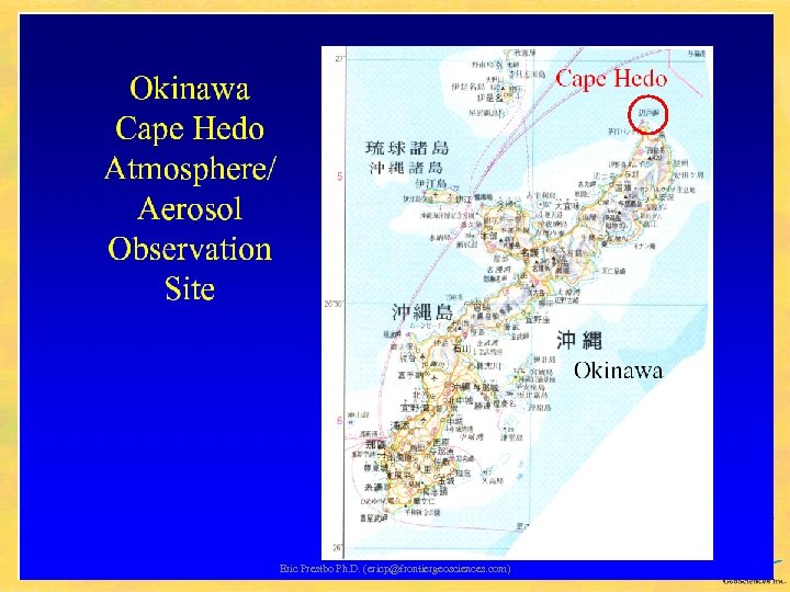 Eric Prestbo Ph. D. (ericp@frontiergeosciences. com) 