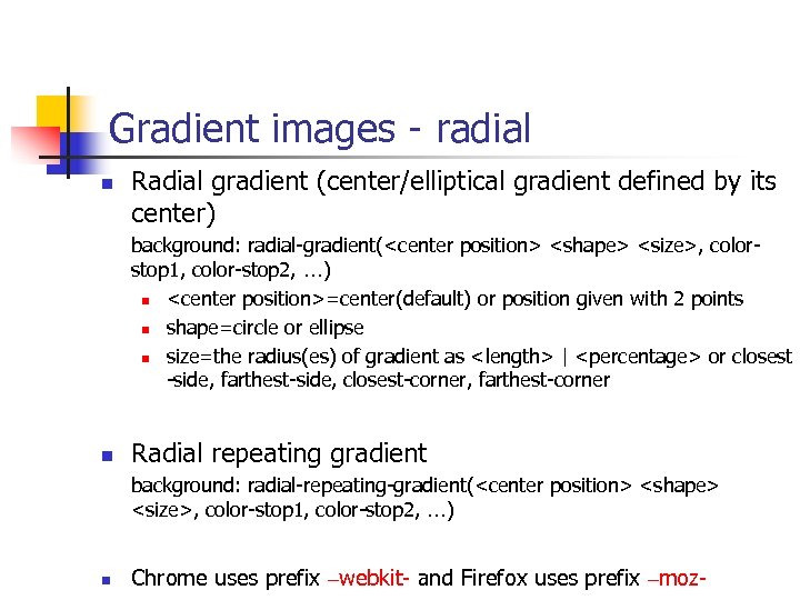 Gradient images - radial n Radial gradient (center/elliptical gradient defined by its center) background: