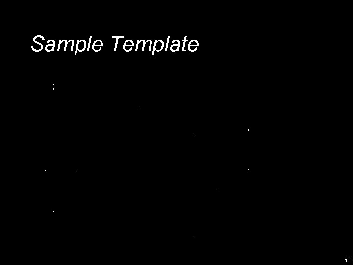 Sample Template 10 