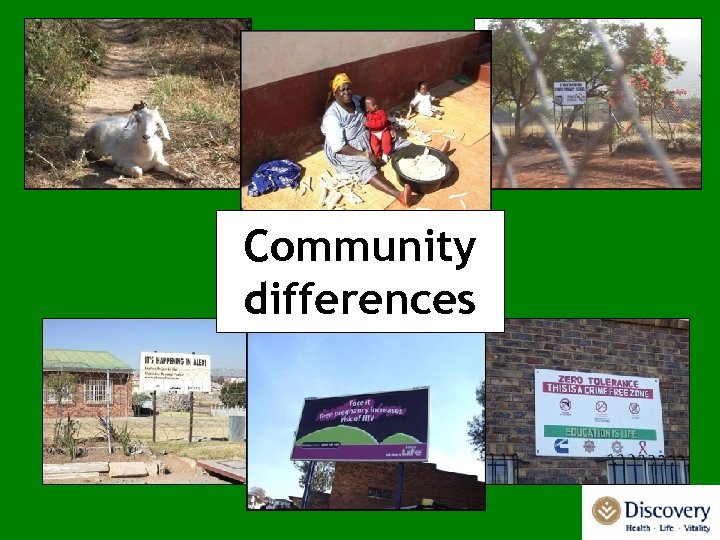 Community differences 