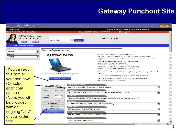 Gateway Punchout Site • You can add this item to your cart now •