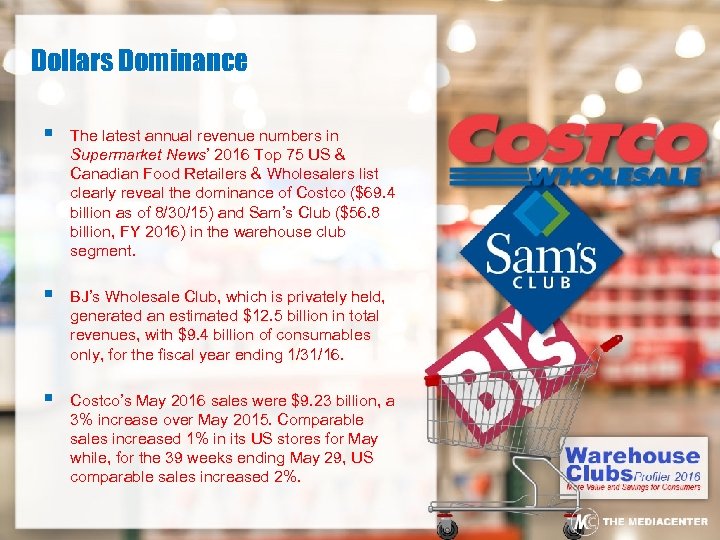 Dollars Dominance § The latest annual revenue numbers in Supermarket News’ 2016 Top 75