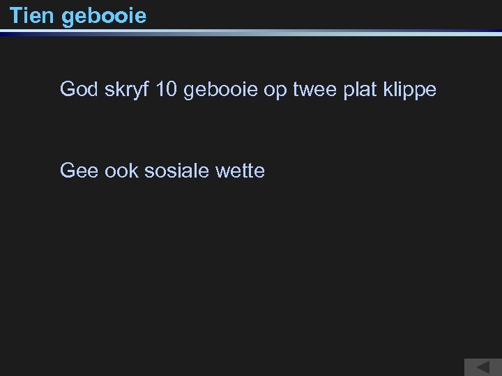 Tien gebooie God skryf 10 gebooie op twee plat klippe Gee ook sosiale wette