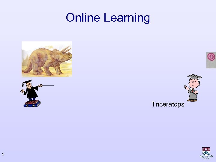 Online Learning Triceratops 5 