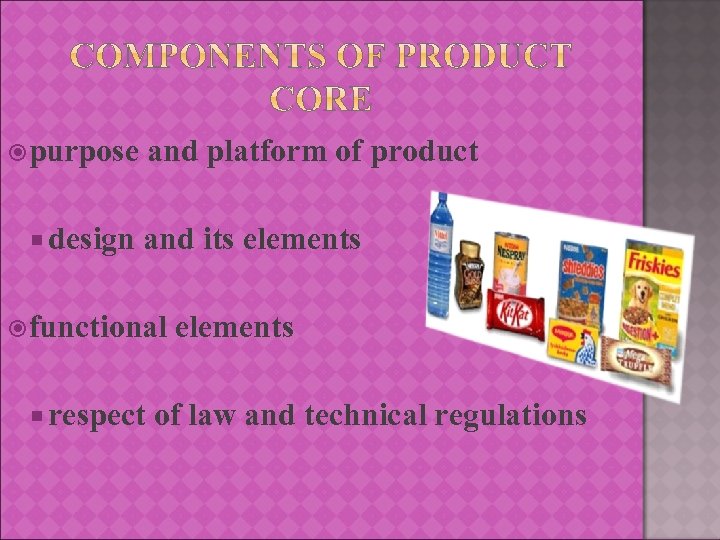  purpose and platform of product design and its elements functional elements respect of