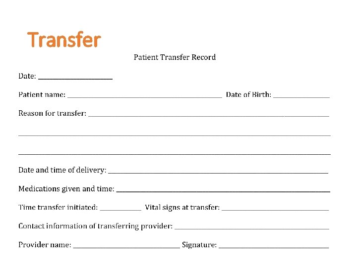 Transfer 