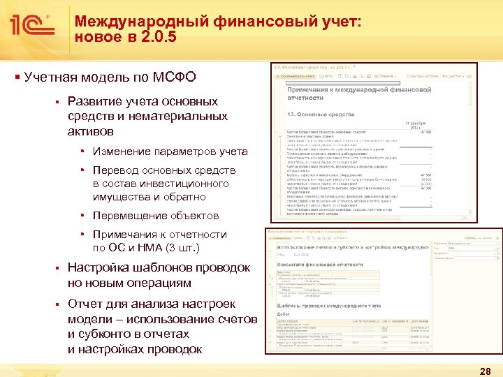 Международный финансовый учет: новое в 2. 0. 5 § Учетная модель по МСФО §