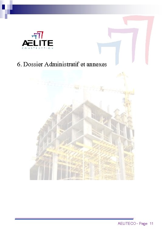 6. Dossier Administratif et annexes AELITECO - Page 11 