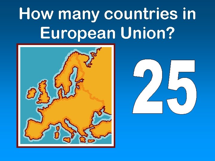 How many countries in European Union? 
