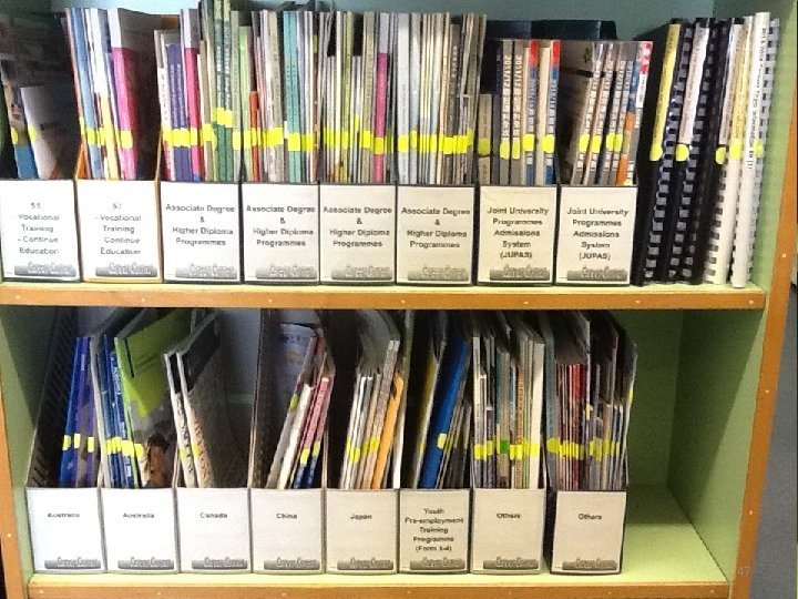 Careers Corner (Library) 47 