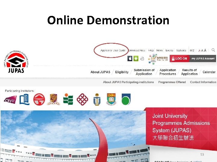 Online Demonstration 53 