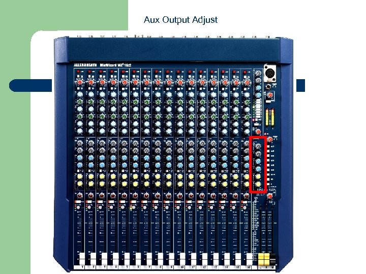 Aux Output Adjust 