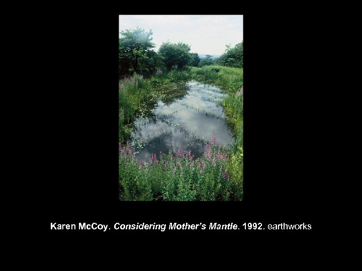Karen Mc. Coy. Considering Mother’s Mantle. 1992. earthworks 