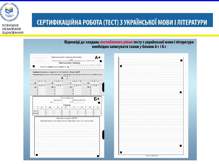 ЗОВНІШНЄ НЕЗАЛЕЖНЕ ОЦІНЮВАННЯ 