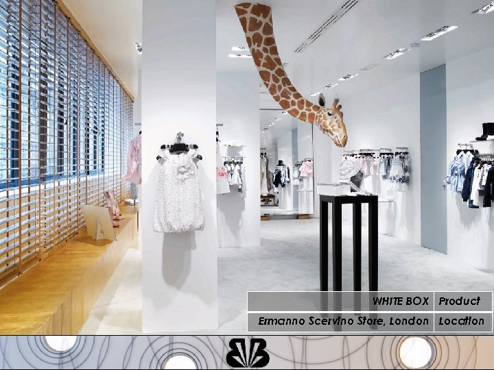 WHITE BOX Product Ermanno Scervino Store, London Location 