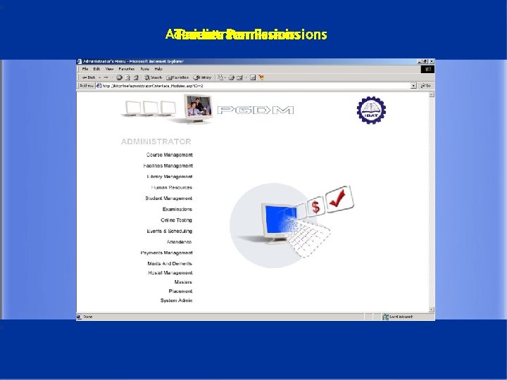 Parents Teacher Permissions Administrator Permissions 