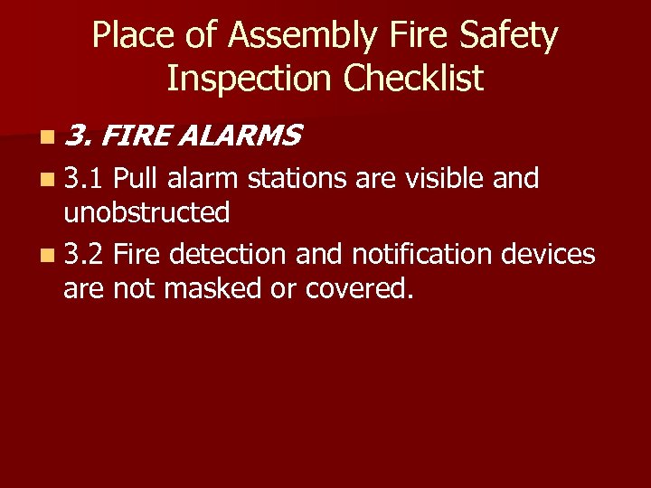 Assembly Occupancies Fire and Life Safety Overview