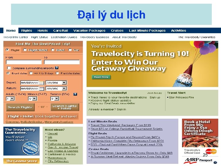 Đại lý du lịch 25 Ebiz - Khoa CNTT - ĐH KHTN 10/2006 25