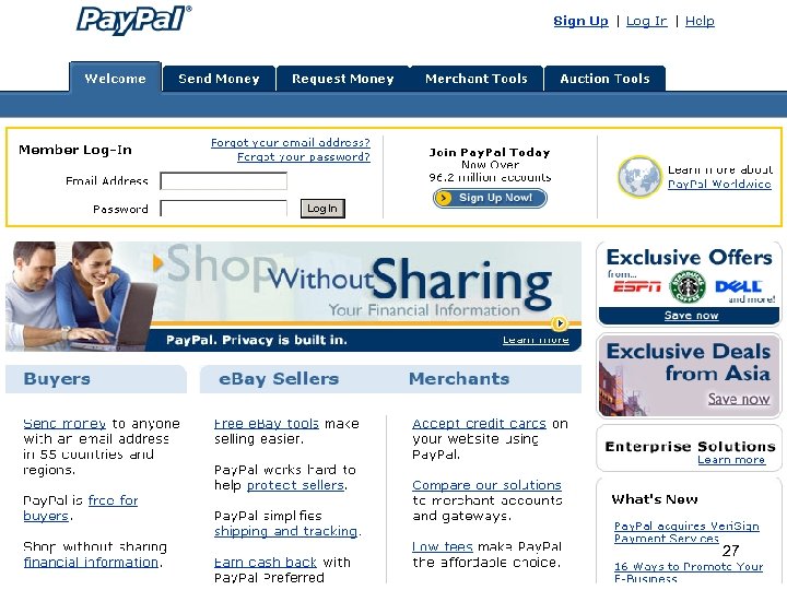 27 Ebiz - Khoa CNTT - ĐH KHTN 10/2006 27 