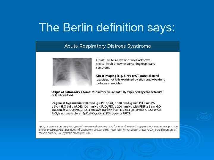 The Berlin definition says: 