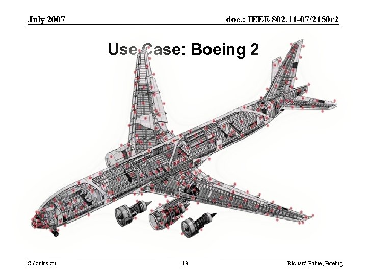 July 2007 doc. : IEEE 802. 11 -07/2150 r 2 Use Case: Boeing 2