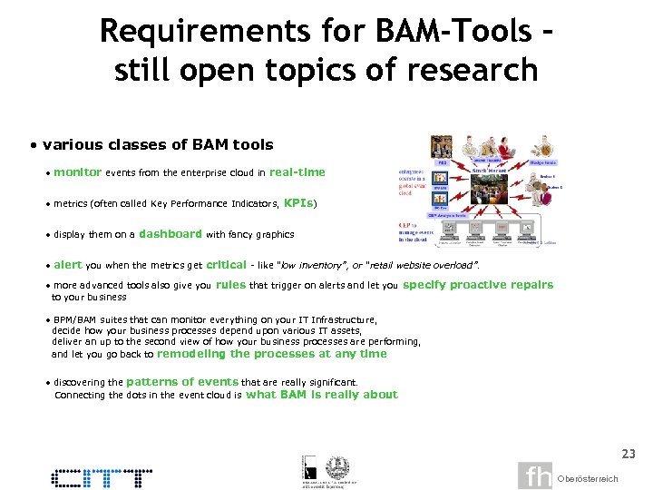 Requirements for BAM-Tools – still open topics of research • various classes of BAM