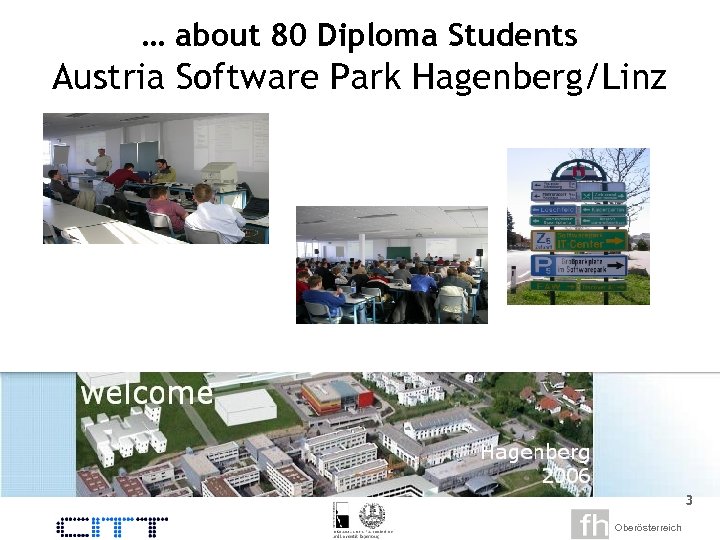 … about 80 Diploma Students Austria Software Park Hagenberg/Linz 3 Oberösterreich 