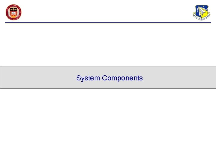 System Components 