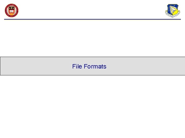 File Formats 