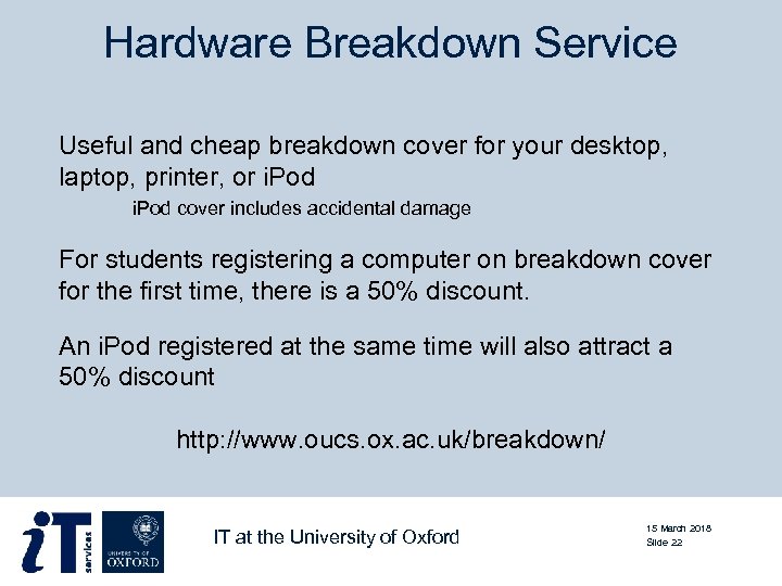 Hardware Breakdown Service Useful and cheap breakdown cover for your desktop, laptop, printer, or