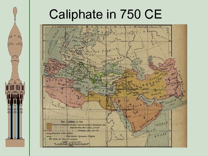 Caliphate in 750 CE 
