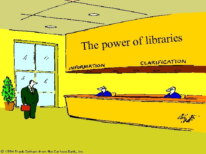 of libraries The power 