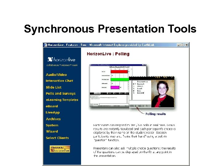 Synchronous Presentation Tools 