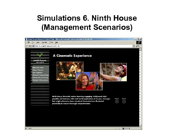 Simulations 6. Ninth House (Management Scenarios) 